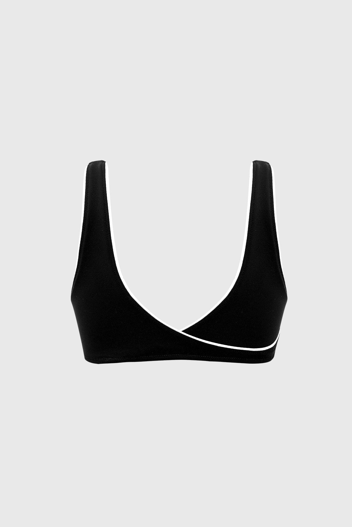 Soutien-gorge passepoilé contrastant
