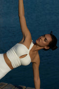 Soutien-gorge ruché à une épaule