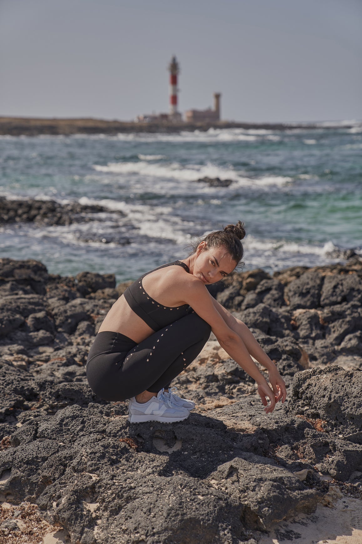 Soutien-gorge de sport dos nageur avec découpes laser