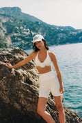Soutien-gorge dos nu à licou fleuri