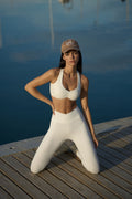 Soutien-gorge de sport froncé